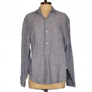 CP SHADES Tennessee Ink Chambray Linen